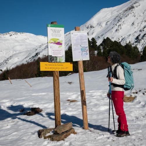 zone de quiétude somport © J. Jimenez - Parc national des Pyrénées