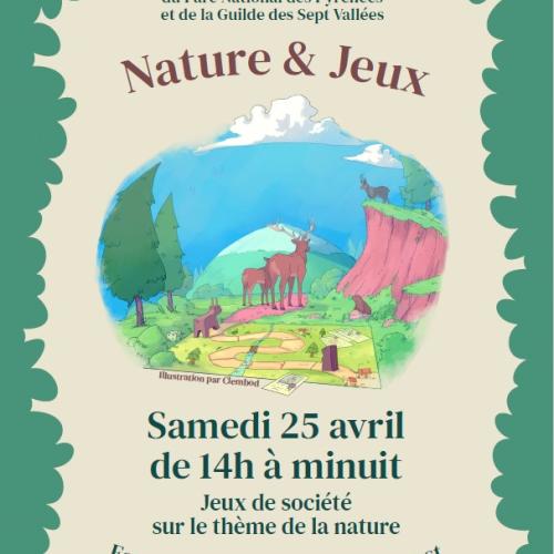 Affiche journée nature et jeux