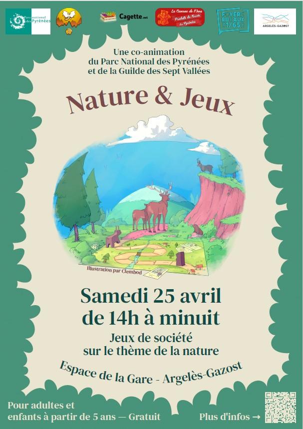 Affiche journée nature et jeux