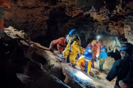 ACE: aventure spéléo lors du séjur au Parc national des Cévennes © J.D. Cavaillé