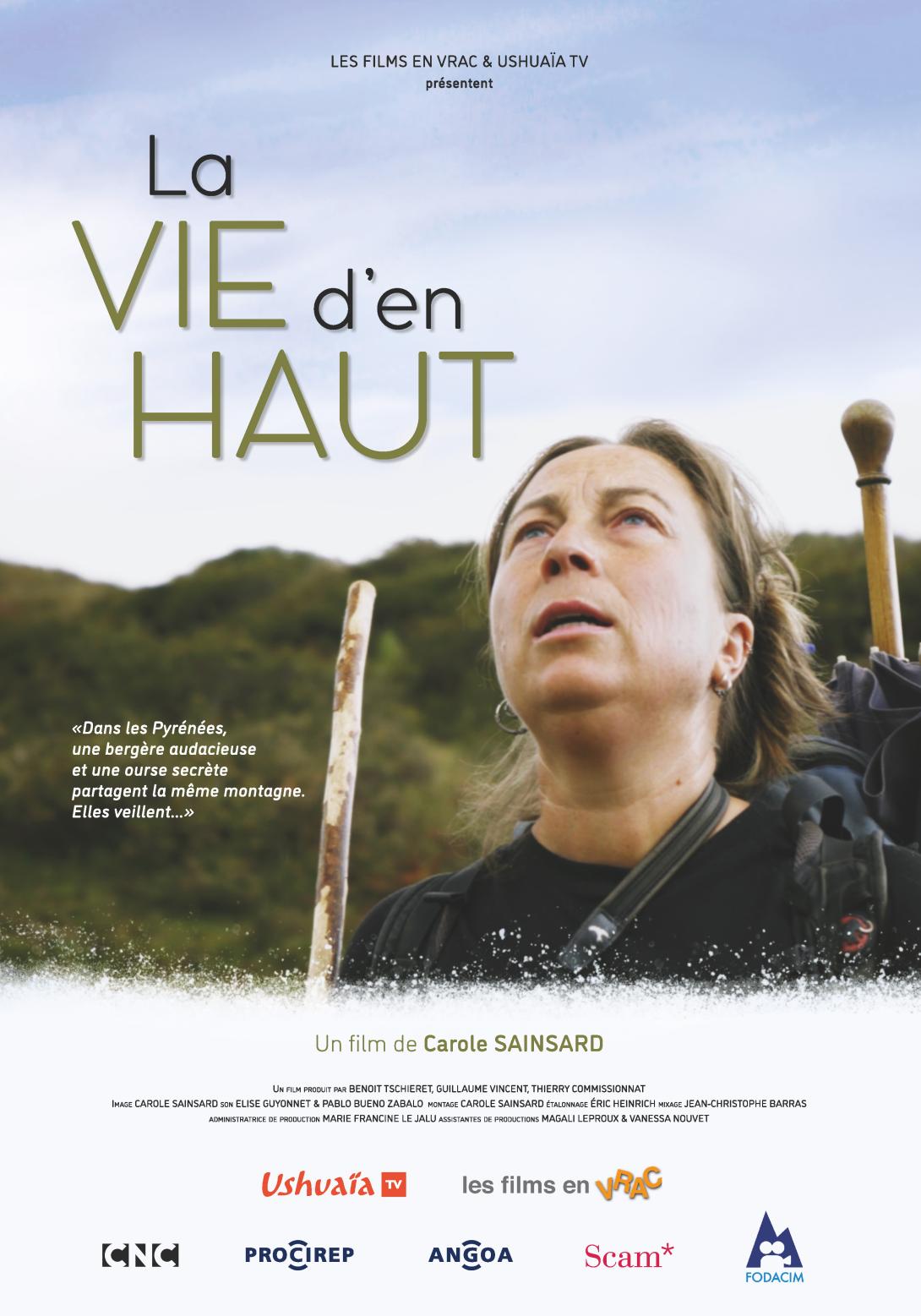affiche montrant la bergère les yeux scrutant 